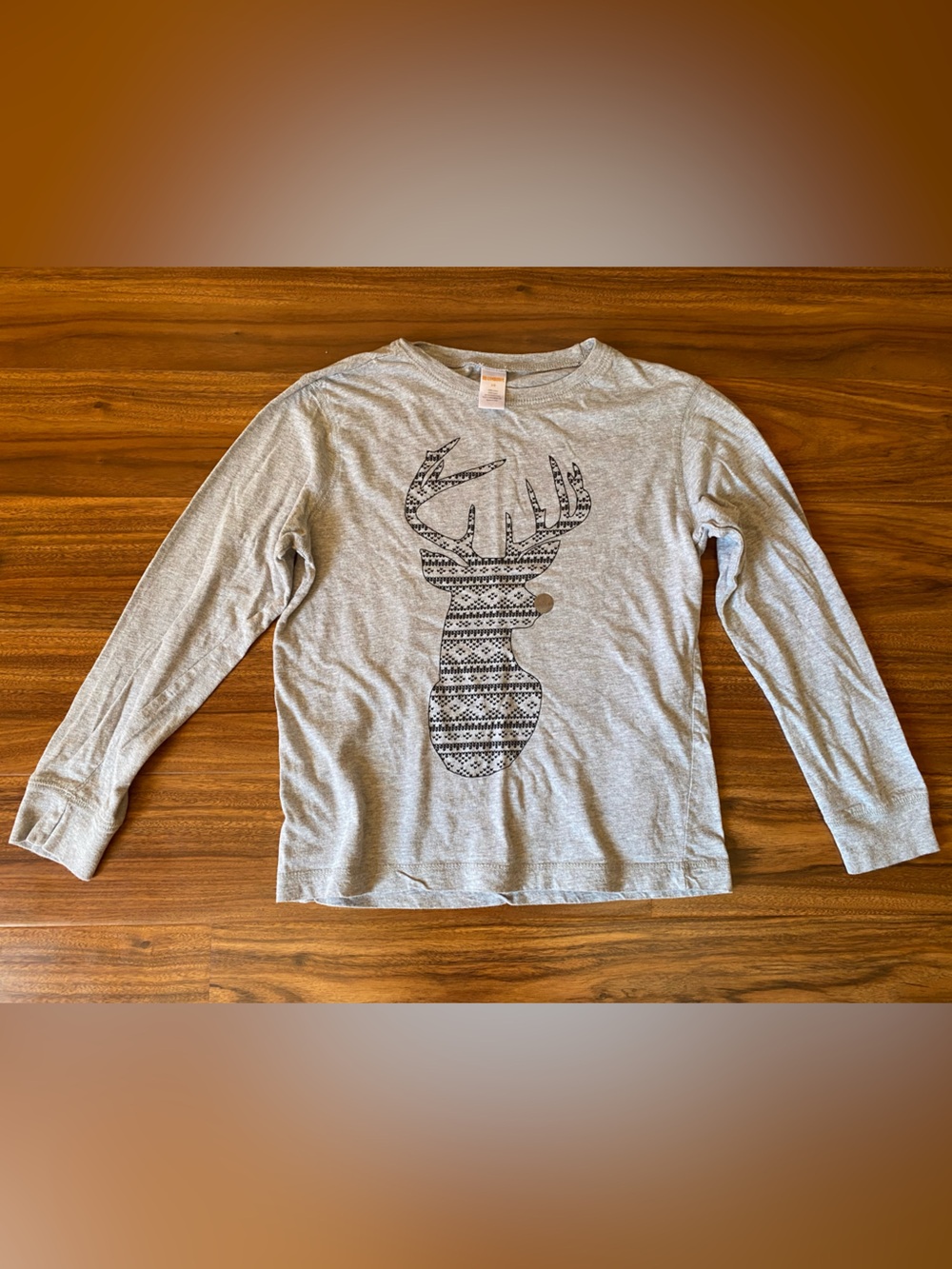 Gymboree Rudolph reindeer deer Fair Isle Holiday Christmas long sleeve t shirt